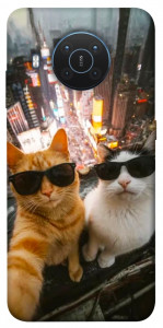 Чехол Cool cats city для Nokia X20
