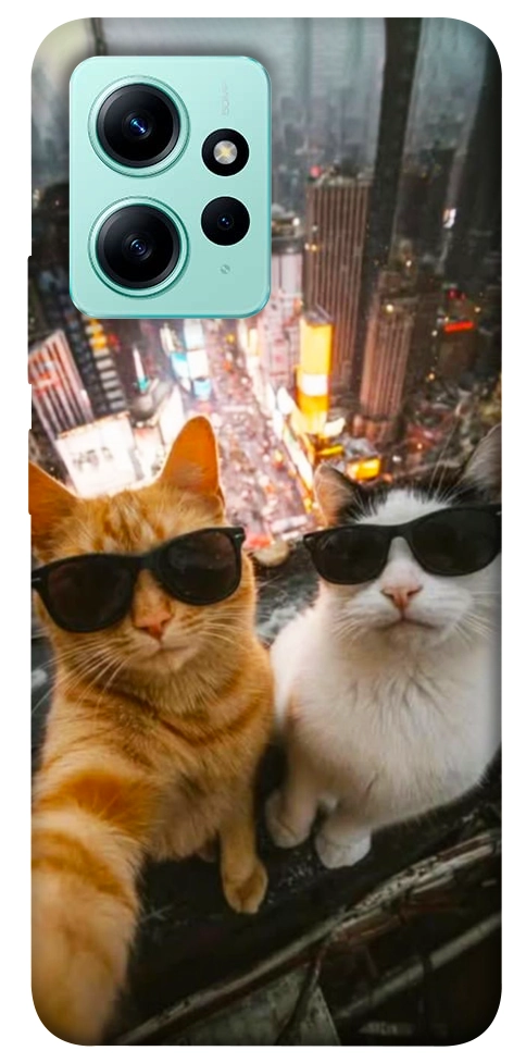Чехол Cool cats city для Xiaomi Redmi Note 12 4G