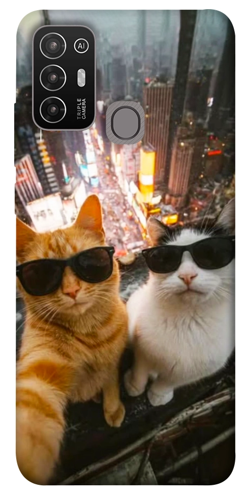 Чехол Cool cats city для ZTE Blade A52