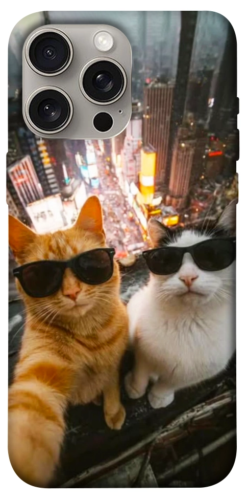 Чехол Cool cats city для iPhone 15 Pro Max