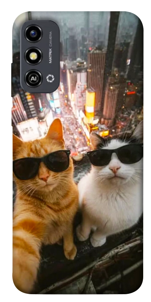 Чехол Cool cats city для ZTE Blade A53