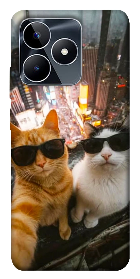 Чехол Cool cats city для Realme C53