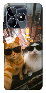 Чехол Cool cats city для Realme C53