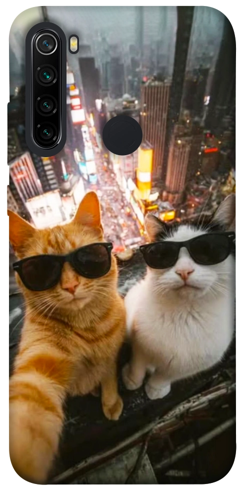 Чехол Cool cats city для Xiaomi Redmi Note 8 2021