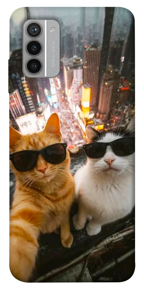 Чехол Cool cats city для Nokia G42