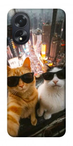 Чехол Cool cats city для Oppo A38