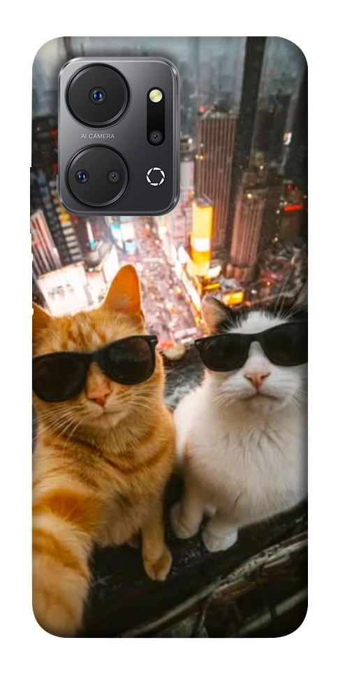 Чехол Cool cats city для Huawei Honor X7a