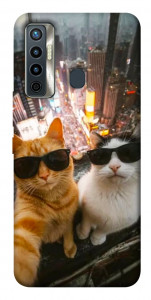 Чехол Cool cats city для TECNO Camon 17