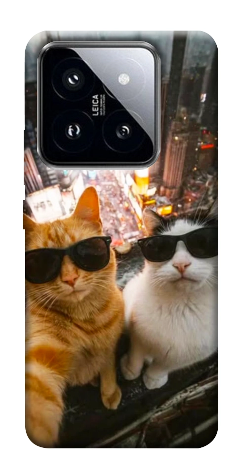 Чехол Cool cats city для Xiaomi 14 Pro