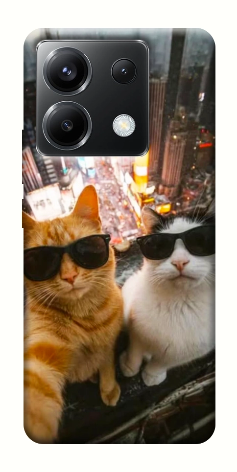 Чехол Cool cats city для Xiaomi Poco X6
