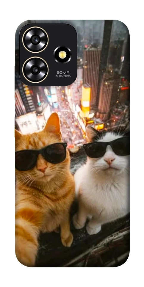 Чехол Cool cats city для ZTE Blade A73 4G