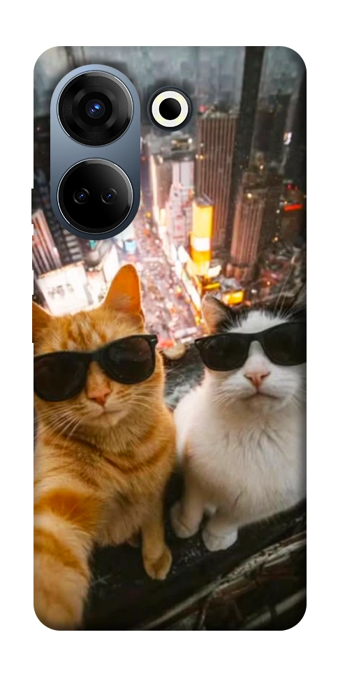 Чехол Cool cats city для TECNO Camon 20 Pro (CK7n)