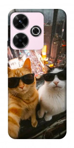 Чехол Cool cats city для Xiaomi Redmi 13 4G