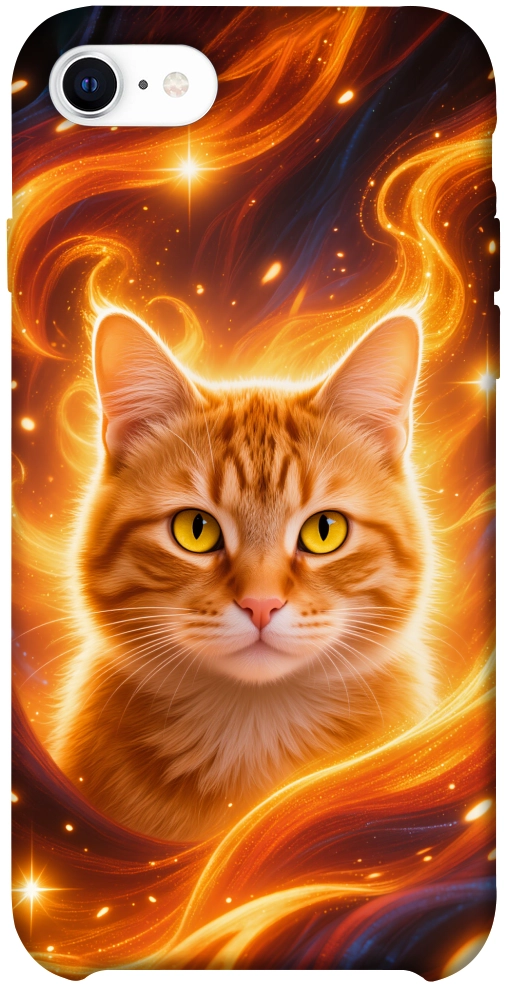 Чохол Fire cat для iPhone SE (2020)