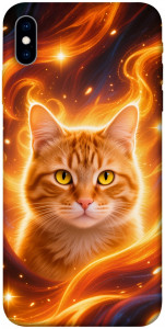 Чохол Fire cat для iPhone X
