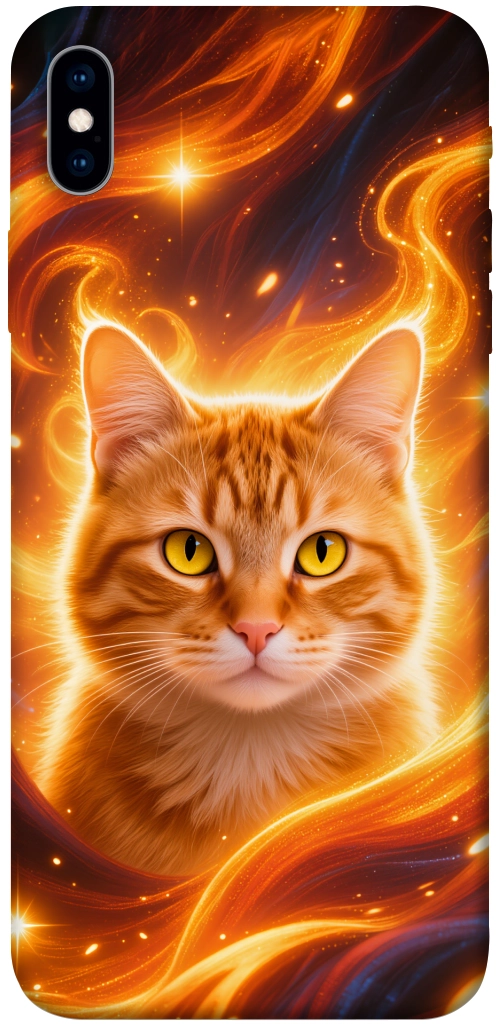 Чохол Fire cat для iPhone XS Max