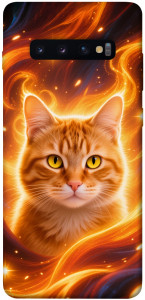 Чехол Fire cat для Galaxy S10 Plus (2019)