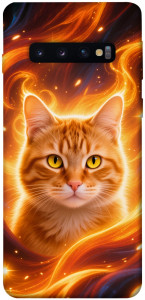 Чохол Fire cat для Galaxy S10 (2019)