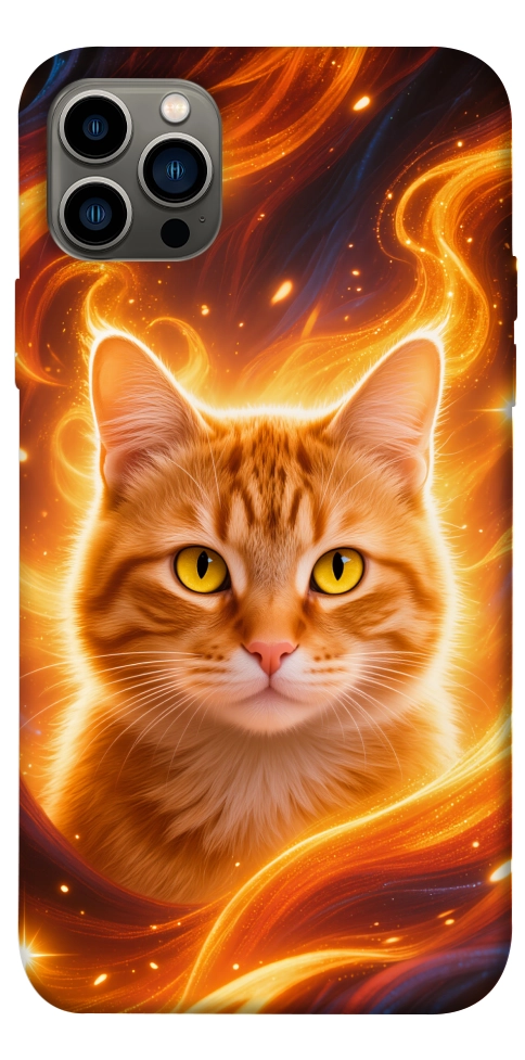Чехол Fire cat для iPhone 12 Pro