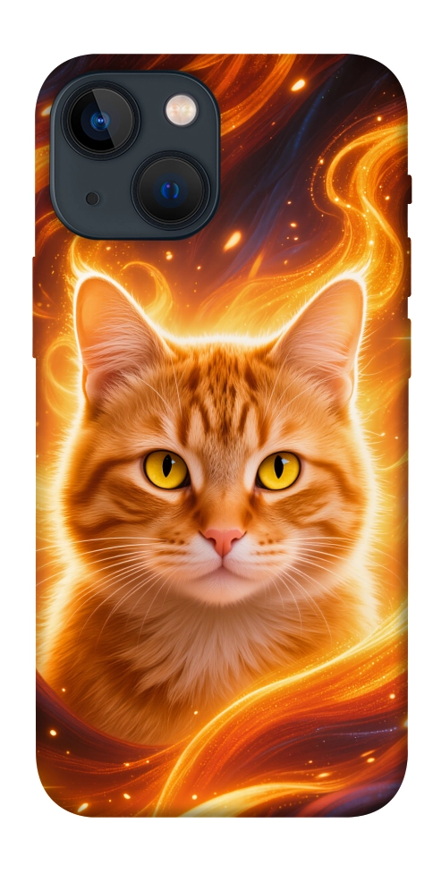 Чехол Fire cat для iPhone 13 mini