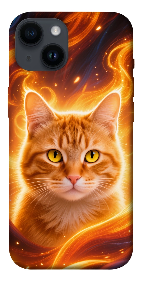 Чохол Fire cat для iPhone 14