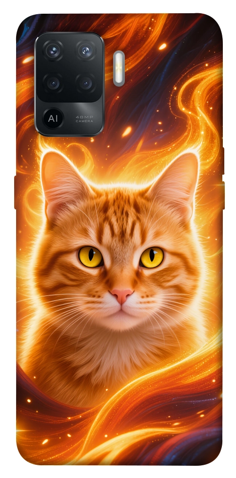 Чехол Fire cat для Oppo Reno 5 Lite