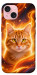 Чехол Fire cat для iPhone 15