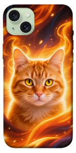 Чехол Fire cat для iPhone 15 Plus