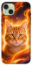 Чехол Fire cat для iPhone 15 Plus