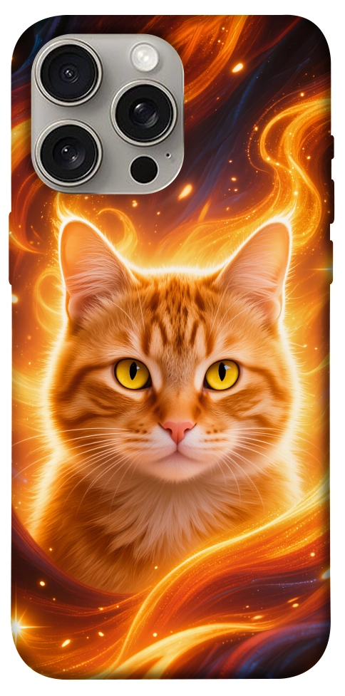 Чохол Fire cat для iPhone 15 Pro Max