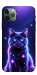 Чехол Galaxy purple cat для iPhone 11 Pro
