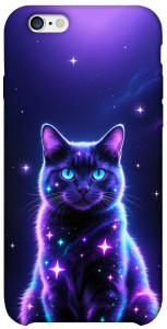 Чохол Galaxy purple cat для iPhone 6 (4.7'')
