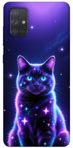 Чохол Galaxy purple cat для Galaxy A71 (2020)