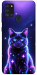 Чехол Galaxy purple cat для Galaxy A21s (2020)