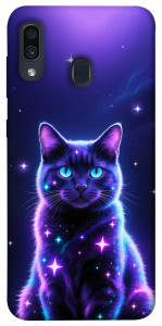 Чехол Galaxy purple cat для Samsung Galaxy A30