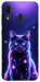 Чехол Galaxy purple cat для Galaxy A30 (2019)