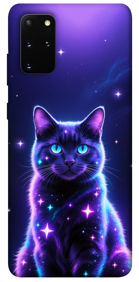 Чехол Galaxy purple cat для Galaxy S20 Plus (2020)