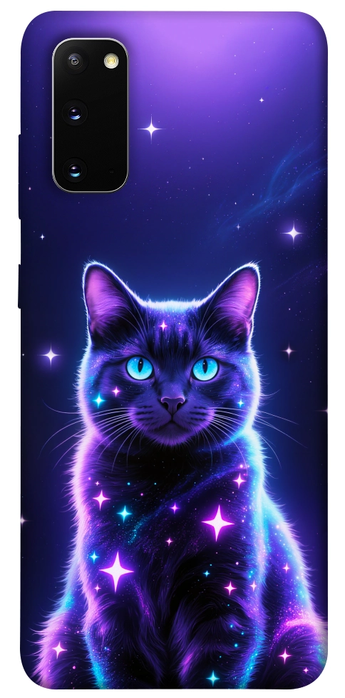 Чохол Galaxy purple cat для Galaxy S20 (2020)