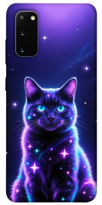 Чохол Galaxy purple cat для Galaxy S20 (2020)