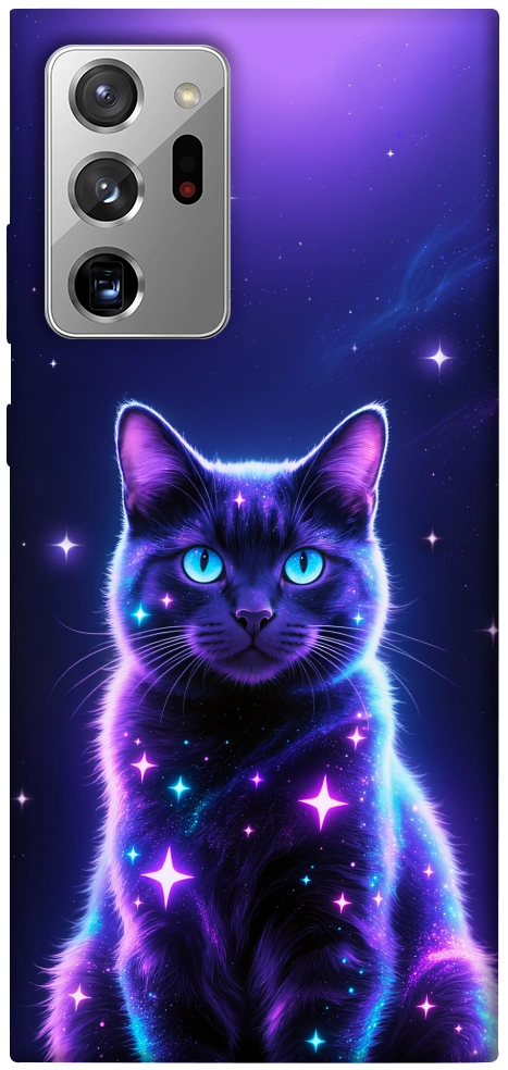 Чехол Galaxy purple cat для Galaxy Note 20 Ultra