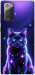 Чохол Galaxy purple cat для Galaxy Note 20