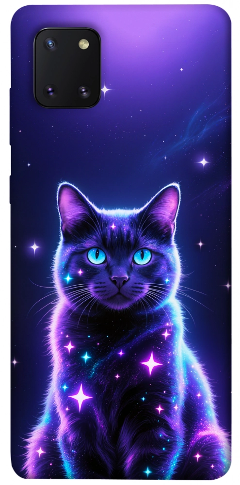 Чехол Galaxy purple cat для Galaxy Note 10 Lite (2020)