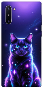 Чохол Galaxy purple cat для Galaxy Note 10 (2019)