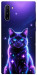 Чохол Galaxy purple cat для Galaxy Note 10 (2019)