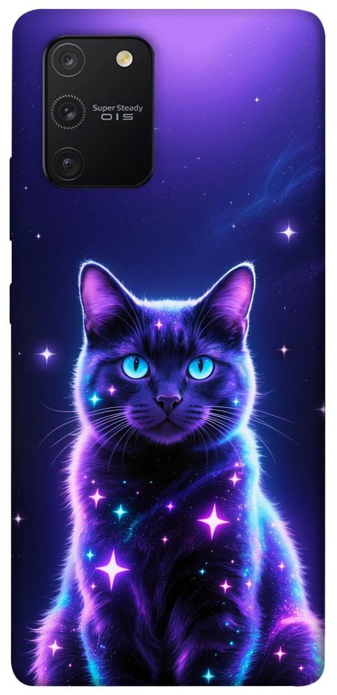 Чохол Galaxy purple cat для Galaxy S10 Lite (2020)