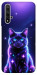 Чехол Galaxy purple cat для Huawei Honor 20