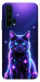 Чохол Galaxy purple cat для Huawei Honor 20 Pro