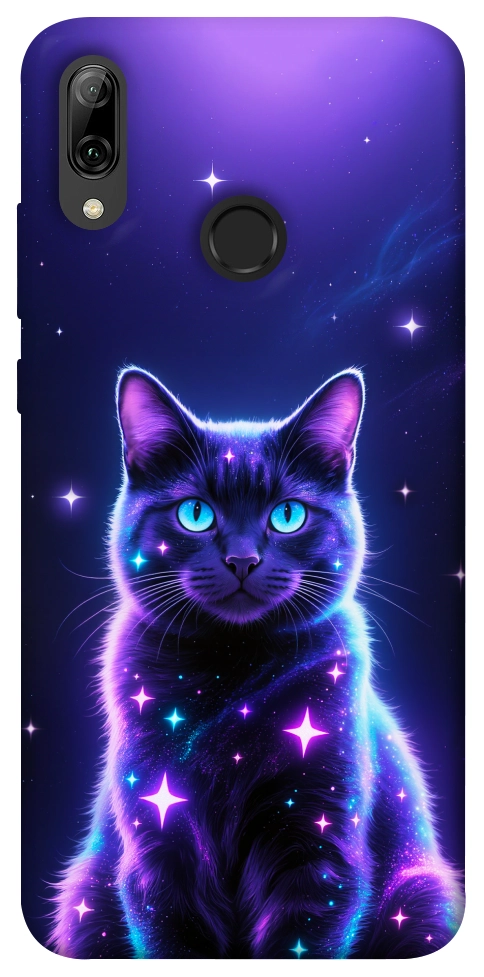 Чехол Galaxy purple cat для Huawei P Smart (2019)