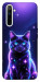 Чехол Galaxy purple cat для Realme 6