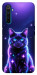 Чохол Galaxy purple cat для Realme 6 Pro